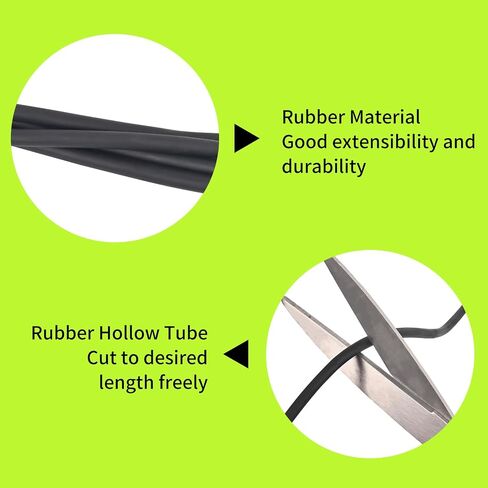 SPG Compound Bow Peep Sight Tubing - 6.5ft Peep Sights Rubber Tube Replacement Peep Tubing Archery Bow Peep Rubber String for Compound Bow Hunting Shooting Archery Accessories in Kuwait