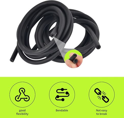 SPG Compound Bow Peep Sight Tubing - 6.5ft Peep Sights Rubber Tube Replacement Peep Tubing Archery Bow Peep Rubber String for Compound Bow Hunting Shooting Archery Accessories in Kuwait