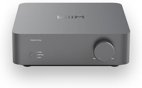 WiiM Vibelink Amp Stereo Amplifier for Passive Speaker Upgrade | Upgrade Your Favorite Passive Speakers with Powerful, Audiophile-grade Amplification and Modern Hi-Fi Performance. in Saudi Arabia