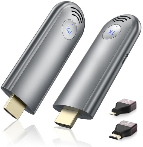 TPUFO Wireless HDMI Transmitter and Receiver, Plug & Play Portable 2.4G/5G Wireless HDMI Extender Kit for Streaming Video and Audio to Monitor from Laptop/PC/TV Box/Projector in Saudi Arabia