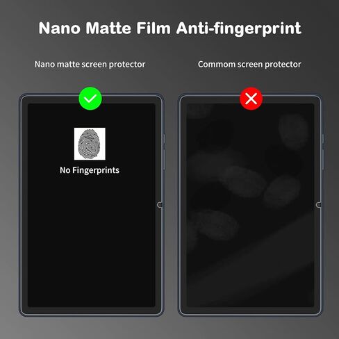 Anti-Glare Screen Protector for TCL TAB 10 Gen 4 Tablet 10.1", Anti Fingerprint, Scratch Resistant, Paper Texture Feel Nano Matte PET Soft Film, 2-Pack ﻿ (Matte) in Saudi Arabia