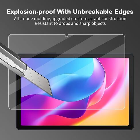 Anti-Glare Screen Protector for TCL TAB 10 Gen 4 Tablet 10.1", Anti Fingerprint, Scratch Resistant, Paper Texture Feel Nano Matte PET Soft Film, 2-Pack ﻿ (Matte) in Saudi Arabia