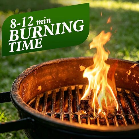 72PCS Fire Starter for Fireplace, Waterproof - Natural Fire Starters, for BBQ, Pizza Oven, Fire-Pit, Campfires, Camping Charcoal Starter, Quick Light Wood Charcoal Firestarter in Kuwait