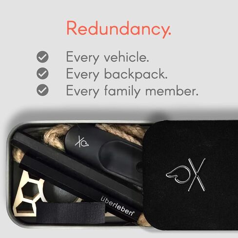 Überleben | FIREKIT Survival Fire Starter Kit – All-in-One Ferro Rod, Striker, Tinder Wick & Bellow – Waterproof Camping Essentials in Saudi Arabia
