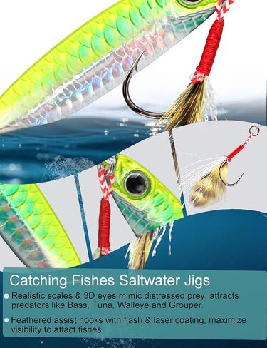 Avlcoaky Metal Fishing Jigs Saltwater Fishing Lure 30g Jigs 1.1oz Vertical Jigging Lure 8 Pack Sinking Fishing Spoon Lure Casting Jig Vertical Jigging Spoon Lures for Bass, Trout, Salmon, Tuna in Saudi Arabia