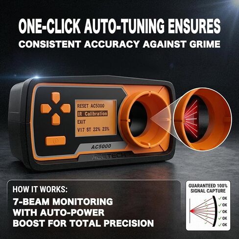 Chronograph AC5000 Shooting Measurement Chrono Speed Tester for Airsoft | Clear 128x64 LCD & 4-way button. Quick ammo setup. Durable IR calibration. in Saudi Arabia