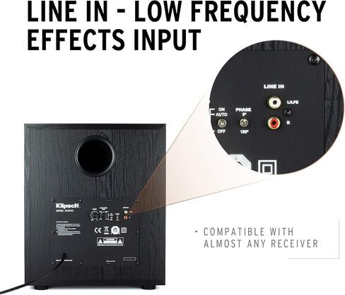 مكبر صوت Klipsch SUB-100-BLACK Synergy Black Label مع خطة حماية كهرمانية لمدة 3 سنوات (2018) in Kuwait