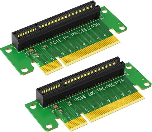 2Pack PCI Express 16X Riser Card, PCI-E 3.0 16X Extension Cable 90 Degree High Speed Riser Card in Saudi Arabia