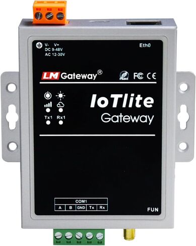 بوابة LM 103- IoTLite | بيانات إنترنت الأشياء إلى السحابة | دعم Modbus، BACnet، OPC UA، IEC 104، بروتوكولات MQTT، RS485 وLAN و4G in Kuwait