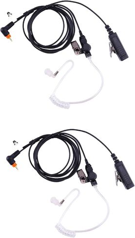 Earpiece Headset Compatible with SL300 SL7550 7580 SL4000 SL3500e SL1K SL1M Walkie Talkie 2 Way Radio,with Acoustic Tube Earpiece and Mic PTT (1 Pack) in Saudi Arabia