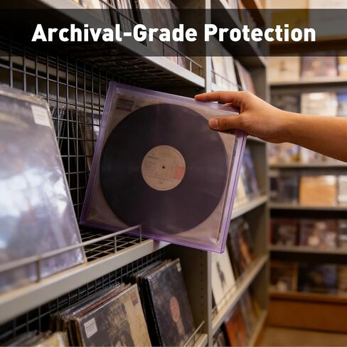 Vinyl Record Toploader, 7mm(1/4") Rigid PVC for 12" LPs, 5PCS | Clear rigid PVC, fits 12" LP albums, storage & display, dust & scratch resistant, for inner sleeves in Saudi Arabia