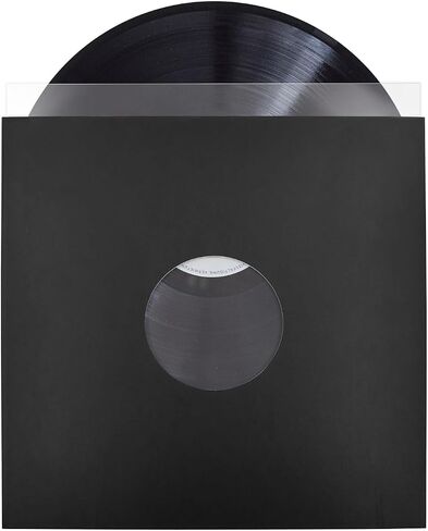 12 Inch Vinyl Outer Paper Sleeves with Center Hole, White, Pack of 20 | Heavy Duty Kraft Paper Jackets Covers for LP Album Storage, Fits 12" 33 RPM Vinyl Records in Saudi Arabia