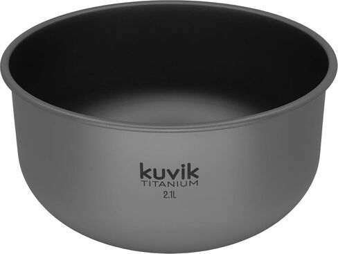 Kuvik Titanium Bowl 2.1L (71 oz) - Ultralight and Compact Bowl in Saudi Arabia