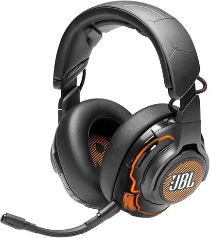 JBL Quantum One - USB wired over-ear professional gaming headset with head-tracking enhanced JBL QuantumSPHERE 360, Active noise cancelling and Hi-Res certified sound (Black) in Saudi Arabia