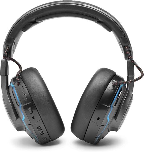 JBL Quantum One - USB wired over-ear professional gaming headset with head-tracking enhanced JBL QuantumSPHERE 360, Active noise cancelling and Hi-Res certified sound (Black) in Saudi Arabia