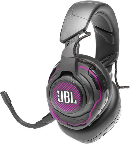 JBL Quantum One - USB wired over-ear professional gaming headset with head-tracking enhanced JBL QuantumSPHERE 360, Active noise cancelling and Hi-Res certified sound (Black) in Saudi Arabia