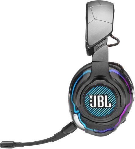 JBL Quantum One - USB wired over-ear professional gaming headset with head-tracking enhanced JBL QuantumSPHERE 360, Active noise cancelling and Hi-Res certified sound (Black) in Saudi Arabia