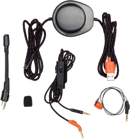 JBL Quantum One - USB wired over-ear professional gaming headset with head-tracking enhanced JBL QuantumSPHERE 360, Active noise cancelling and Hi-Res certified sound (Black) in Saudi Arabia