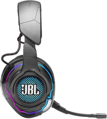 JBL Quantum One - USB wired over-ear professional gaming headset with head-tracking enhanced JBL QuantumSPHERE 360, Active noise cancelling and Hi-Res certified sound (Black) in Saudi Arabia