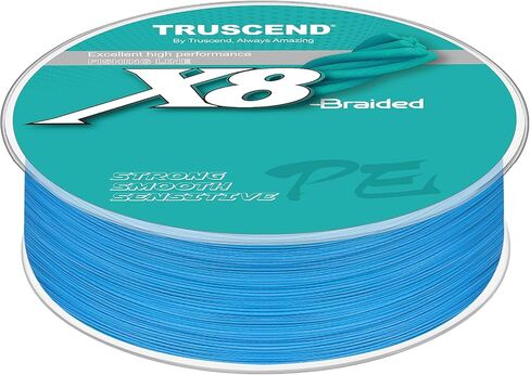 خط صيد مجدول من TRUSCEND X8، خط جديلة من البولي إيثيلين متين وقيم للمحترفين، أداء أكثر نحافة وأكثر سلاسة للصب جيدًا، معدات صيد الأسماك في المياه العذبة، هدية صيد للرجال in Kuwait