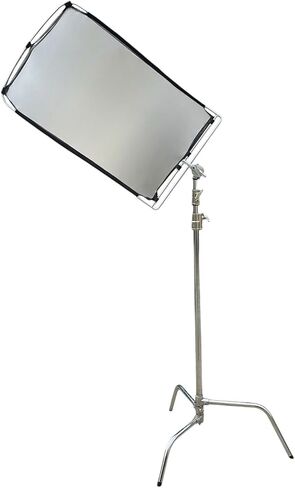 Glide Gear BFS 50 Compact Butterfly Scrim Kit 2' x 3.6' – White Diffusion + Double-Sided Black/Silver Reflector – Includes 2 Frames & 2 Scrims - Quick and Easy Setup in Saudi Arabia