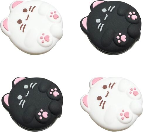 Silicone Thumb Grip Caps for Nintendo Switch 2 2025, Cute Cats Joystick Caps for Switch 2 (4-Pack) in Saudi Arabia
