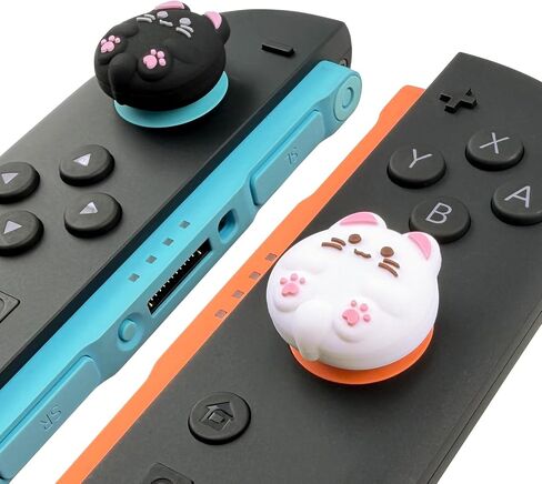 Silicone Thumb Grip Caps for Nintendo Switch 2 2025, Cute Cats Joystick Caps for Switch 2 (4-Pack) in Saudi Arabia
