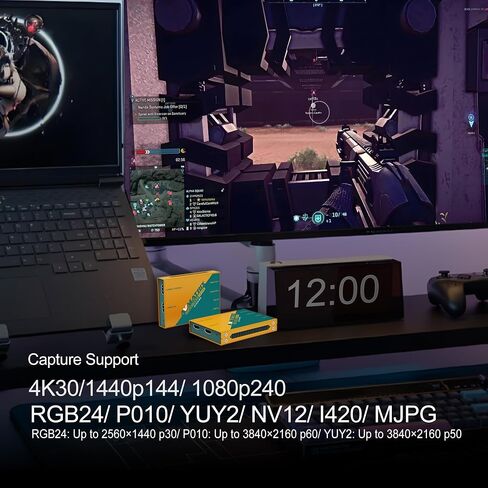 Avmatrix SDI/HDMI to USB3.0 Video External Capture Card for Streaming, Uncompressed (YUY2) 1080P60 Play and Pluy for Church Live Streaming Tele-Conference Tele-Education (UC1218-4KS) in Saudi Arabia