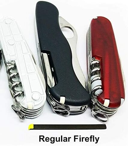 Firefly Regular 3 Pack - Fire Starter Accessory for Swiss Army Victorinox Knives (Neon Green-Yellow Glow) in Saudi Arabia