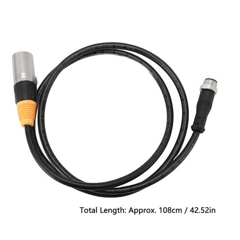 Ethernet Cable 5 Pin to RJ45 Shielded for Outdoor Use Durable Construction IP65 42.52 Inch in Saudi Arabia