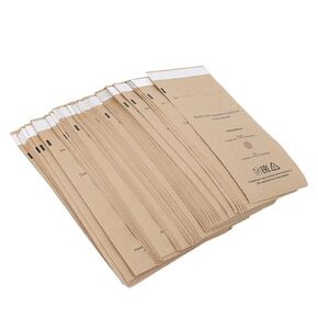 100PCS Sterilization Pouches, Paper Disposable Bags, Nail Art Cleaning Bag, Self Sealing Cleaning Pouch for Oral Cavity Beauty 100x200mm
