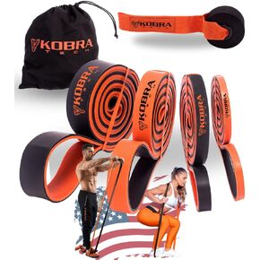 Durable Resistance and Pull Up Bands | Comprehensive Workout Bands Set with Included Door Anchor | Ideal for Muscle Training, Physiotherapy, and Body Shaping | Men's and Women's Ultimate Fitness Tool