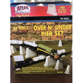 Pier Set (47Pc Set) HO Scale Atlas Trains