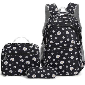 Kids Backpack for Boys Teens Bookbag for Elementary Primary Middle School with Lunch Box Set