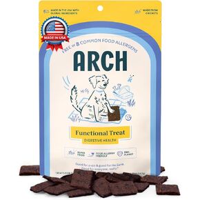 يعامل القوس صحة الجهاز الهضمي للكلاب | بريبيوتيك/بروبيوتيك، لا يسبب الحساسية، صنع في الولايات المتحدة الأمريكية، خالي من الغلوتين، صديق للبيئة | نسبة عالية من البروتين، قيمة طبيعية عالية | تخفيف ودعم الأمعاء والمعدة in Kuwait