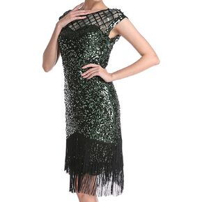 Sequin Dress for Party, Sparkly Glitter Fringe Dress, Women's Club & Night Out Dress, Cocktail Dresses for Women