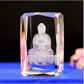 qianyue Crystal Glass Cube Eagle Model Paperweight 3D Laser Engraving Figurines Feng Shui Souvenirs Crafts (Australia) in Saudi Arabia