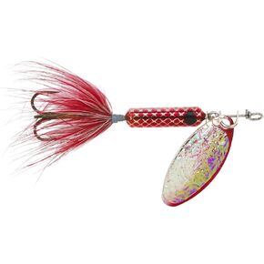 Yakima Bait Wordens 208-FRED Rooster Tail in-Line Spinner, 2 1/4", 1/8 oz