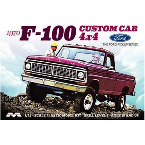 1970 F-100 Custom Cab 4x4 1:25 Scale Model Kit