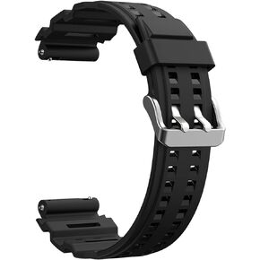 SIKAI TPU Bumper Case Cover for Samsung Galaxy Watch 4 Classic 46mm, Bezel Rotation Acess, Shockproof Screen Protector for 46mm Samsung Galaxy Watch 4 Smart Watch (Black)