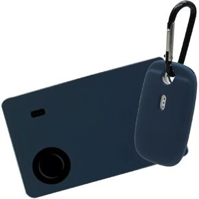 for Tile pro Cover Glow in The Dark,Secure Slim Holder for Tile Slim Finder Anti-Scratch for Wallet Purse,Item Locator Finder Cace Cover Holder for Keys, Wallets (Glow Blue +Black)