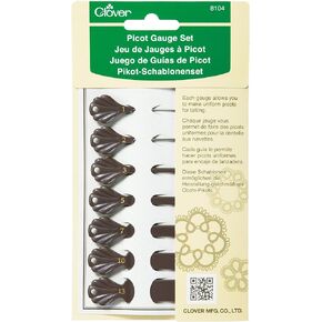 Clover Picot Gauge Set, 18.5x5x11 cm, Multi