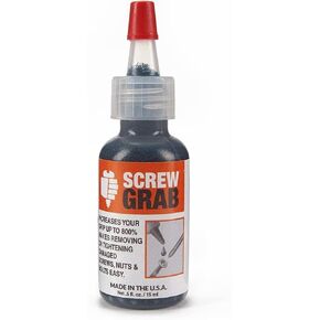 Solder-It - ScrewGrab Friction Gel - Helps Grip Damaged Screw Heads - 0.5 fl. Oz