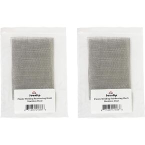 JOUNJIP Reinforcing Stainless Steel Mesh for Bumper Kayak Thermoplastic Repairs - Use with Plastic Welding Kit