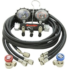 CPS MAID8QZ Blackmax Chrome Manifold Gauge Set with Collector's Tin