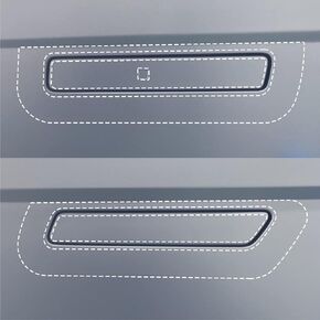 skoko (4pcs in 1set) Door Handle & Door Handle Around Scratch Guard Protector PPF Compatible with Ioniq 5 Hyundai, Sticker, Wrap (Clear)