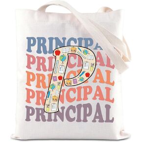 ENSIANTH Principal Tote Bag Headmaster Gift Teacher's Day Gift President Appreciation Gift School Admin Team Shoulder Bag