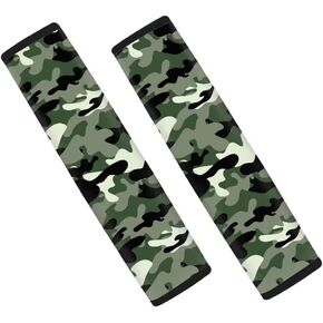 Horeset Abstract Flowers Print 2-Piece Car Seat Belt Cover Pad Universal Fit Shoulder Strap Covers Protector Auto Accessories Fit Most Vehicles