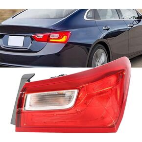 labwork RH Tail Light Replacement for 2016 2017 2018 2019 2020 Chevy Malibu Non-LED Tail Light Lamp Rear Outer Passenger Sides