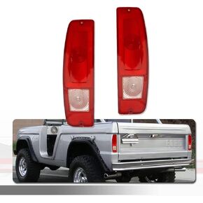 For 1967-1972 Ford Styleside F100/250/350 TRUCK,1967-1974 Ford Econoline E100/200/300,1967-1977 Ford Bronco Rear Tail light housing Red housing